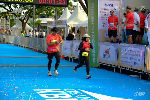 Race photo from CISANGKAN KBP CITY RUN 2025