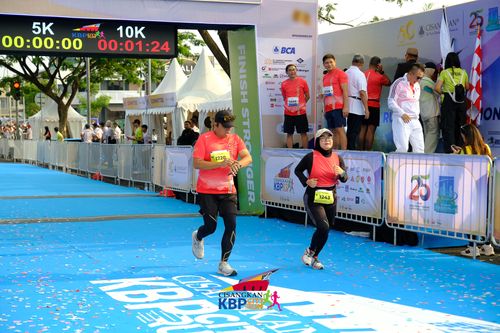 Race photo from CISANGKAN KBP CITY RUN 2025