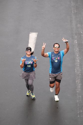Race photo from Road to BAF Lions Run 2024