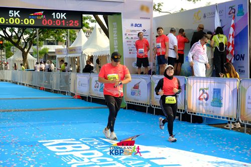Race photo from CISANGKAN KBP CITY RUN 2025