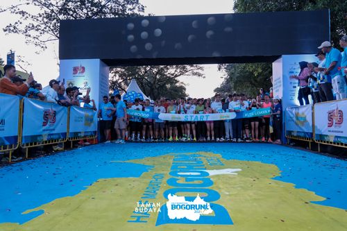 Race photo from Taman Budaya x BOGORUN 2025