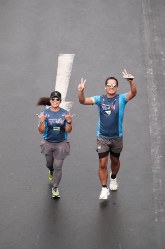 Race photo from Road to BAF Lions Run 2024