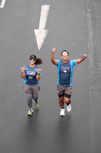 Race photo from Road to BAF Lions Run 2024