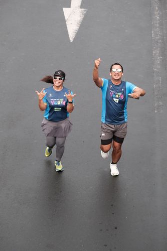 Race photo from Road to BAF Lions Run 2024