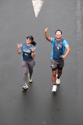 Race photo from Road to BAF Lions Run 2024