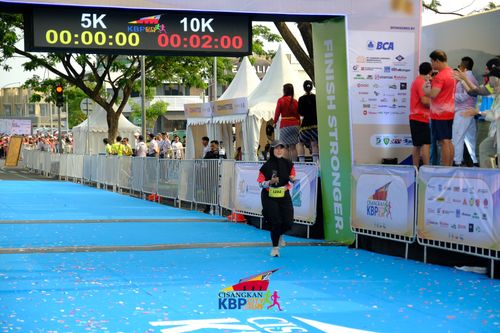 Race photo from CISANGKAN KBP CITY RUN 2025
