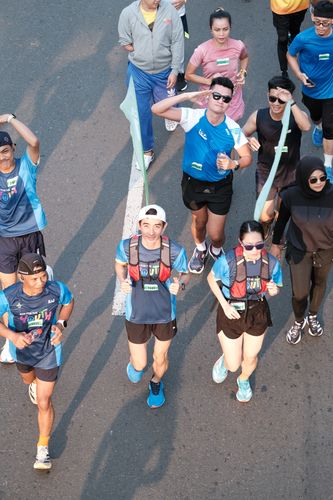 Race photo from Lari Bareng Yuk!