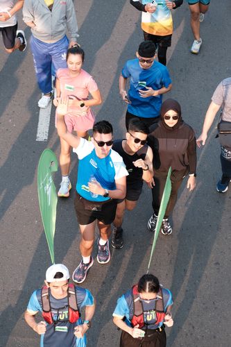 Race photo from Lari Bareng Yuk!