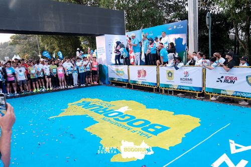 Race photo from Taman Budaya x BOGORUN 2025