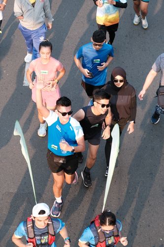 Race photo from Lari Bareng Yuk!