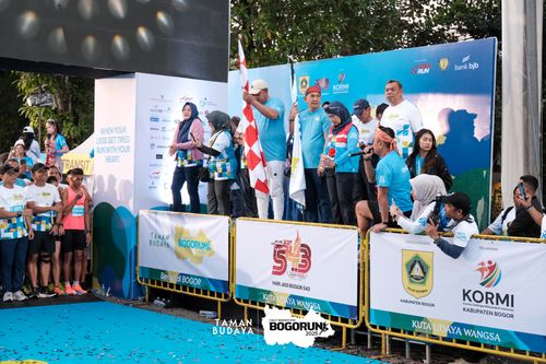 Race photo from Taman Budaya x BOGORUN 2025