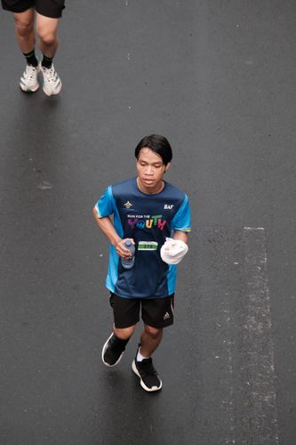 Race photo from Road to BAF Lions Run 2024