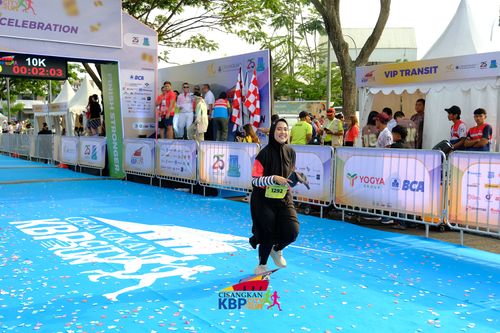Race photo from CISANGKAN KBP CITY RUN 2025