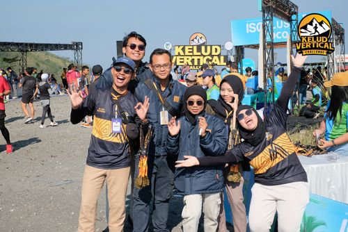 Race photo from Kelud Vertical Challenge 2024