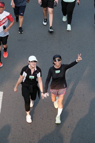 Race photo from Lari Bareng Yuk!