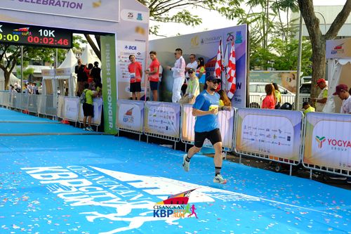 Race photo from CISANGKAN KBP CITY RUN 2025