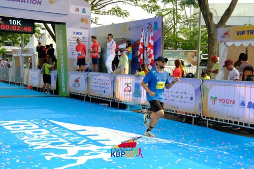 Race photo from CISANGKAN KBP CITY RUN 2025