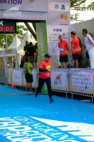 Race photo from CISANGKAN KBP CITY RUN 2025