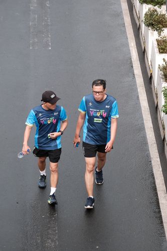 Race photo from Road to BAF Lions Run 2024