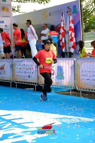 Race photo from CISANGKAN KBP CITY RUN 2025