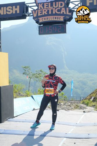 Race photo from Kelud Vertical Challenge 2024