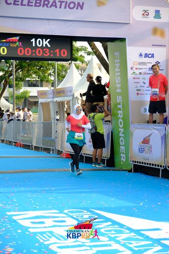 Race photo from CISANGKAN KBP CITY RUN 2025