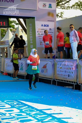 Race photo from CISANGKAN KBP CITY RUN 2025