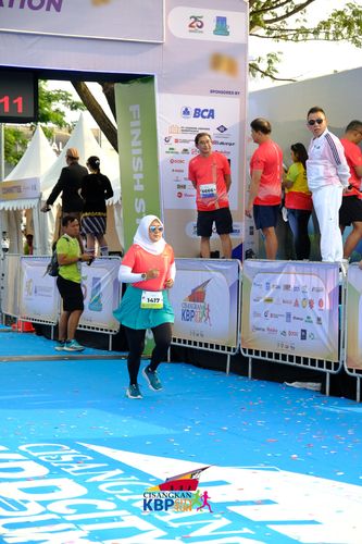 Race photo from CISANGKAN KBP CITY RUN 2025