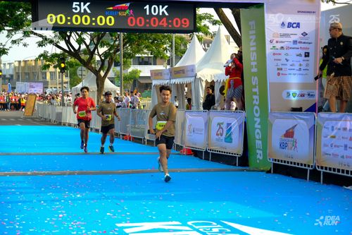 Race photo from CISANGKAN KBP CITY RUN 2025