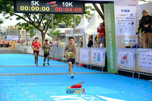 Race photo from CISANGKAN KBP CITY RUN 2025