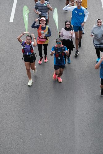 Race photo from Lari Bareng Yuk!