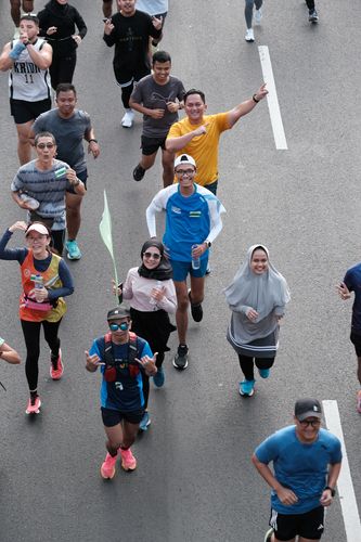 Race photo from Lari Bareng Yuk!