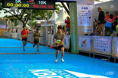 Race photo from CISANGKAN KBP CITY RUN 2025