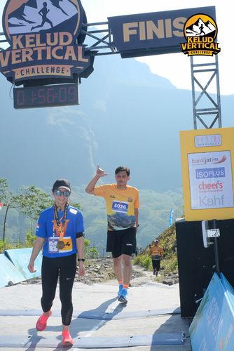 Race photo from Kelud Vertical Challenge 2024