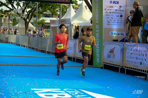 Race photo from CISANGKAN KBP CITY RUN 2025