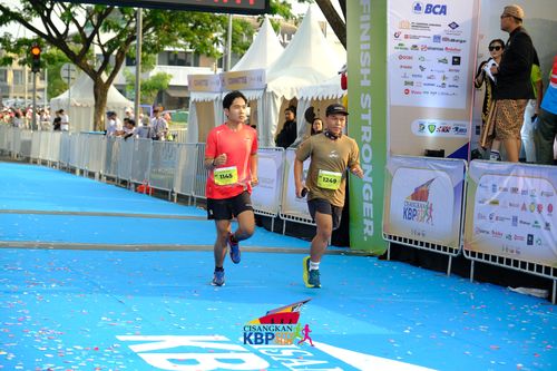Race photo from CISANGKAN KBP CITY RUN 2025