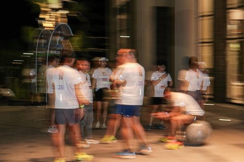 Race photo from PIK NITE RUN VIBES