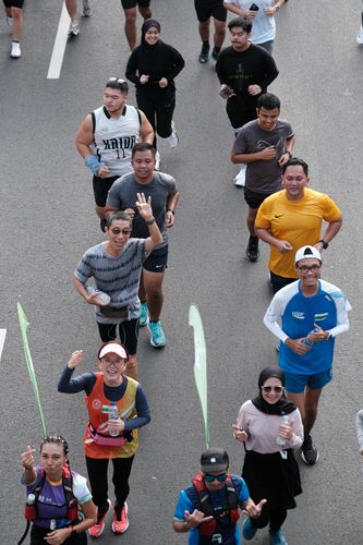Race photo from Lari Bareng Yuk!