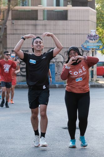 Race photo from Shake Out Run Jabar 10K