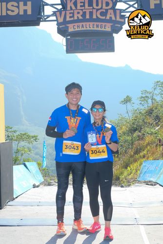 Race photo from Kelud Vertical Challenge 2024