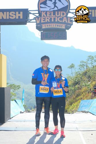 Race photo from Kelud Vertical Challenge 2024