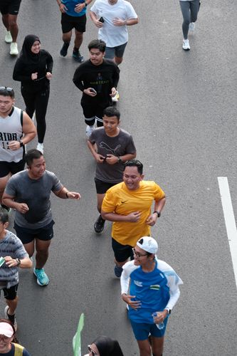 Race photo from Lari Bareng Yuk!