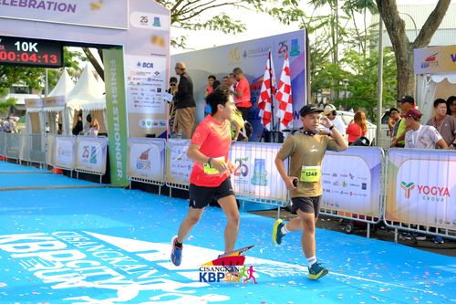 Race photo from CISANGKAN KBP CITY RUN 2025
