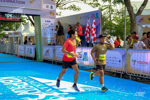 Race photo from CISANGKAN KBP CITY RUN 2025