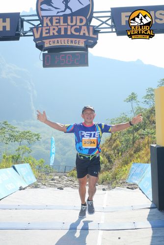 Race photo from Kelud Vertical Challenge 2024