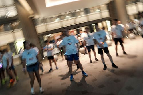 Race photo from PIK NITE RUN VIBES