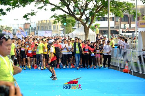 Race photo from CISANGKAN KBP CITY RUN 2025