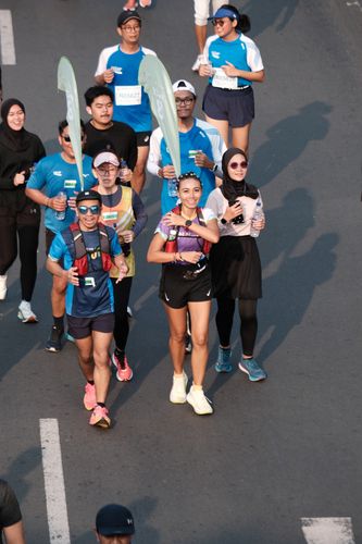 Race photo from Lari Bareng Yuk!