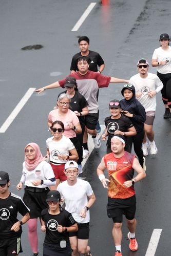 Race photo from Road to BAF Lions Run 2024
