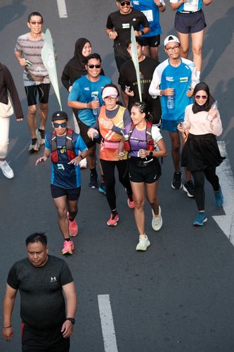 Race photo from Lari Bareng Yuk!